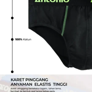 Antonio Embrace Men’s Underwear – 100% Combed Cotton Briefs for Everyday Comfort & Breathability