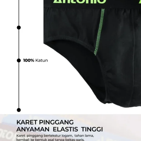 Antonio Embrace Men’s Underwear – 100% Combed Cotton Briefs for Everyday Comfort & Breathability