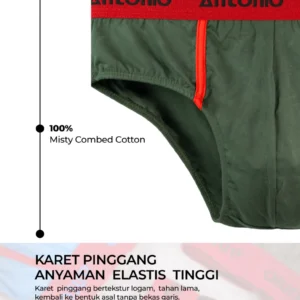 Antonio men's underwear 95% rayon breathable celana dalam pria