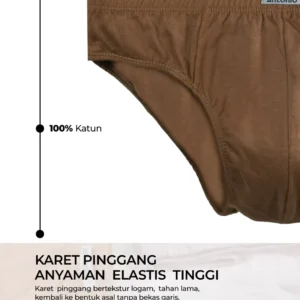 Antonio Survivor Men’s Underwear – 100% Combed Cotton Briefs for Everyday Comfort